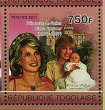 Princess Diana Stamp Nelson Mandela Red Cross Pope John Paul S/S MNH #3939-3942