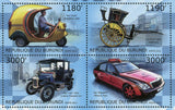 History Taxi Stamp London Taxi Coco La Havana Maybach S/S MNH #2897/Bl. 303