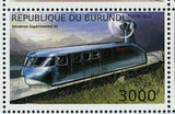 Skytrain Stamp Aerotrain Prototype #02 Aerotrain I-80 HV S/S MNH #2943-2946