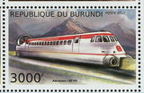 Skytrain Stamp Aerotrain Prototype #02 Aerotrain I-80 HV S/S MNH #2943-2946