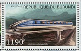 Skytrain Stamp Aerotrain Prototype #02 Aerotrain I-80 HV S/S MNH #2943-2946