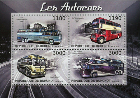 Buses Stamp Greyhound Lines General American Aerocoach S/S MNH #2903-2906