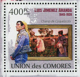 Paintings of Luis Jimenez Aranda Stamp Les Deux Peintres S/S MNH #2495-2500