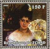 Paintings Berthe Morisot Stamp Jeune Femme Se Poudrant S/S MNH #Bl 339A