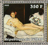 Paintings Edouard Manet Stamp Olympia La serveuse De Bocks S/S MNH #2334-2339