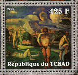 Paintings Paul Cézanne Stamp Les Grandes Baigneuses S/S MNH #2352-2357