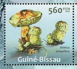 Mushrooms Stamp Boletus Junquilleus Laccaria Laccata S/S MNH #6542-6546