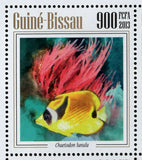 Corals and Fish Chaeton Lunula Chromis Cyanea S/S MNH #6848-6851