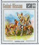 Wild Cats Stamp Leptailurus Serval Panthera Leo S/S MNH #6813-6816