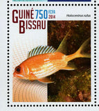 Fish Stamp Chlorurus Spilurus Holocentrus Rufus S/S MNH #7474-7477