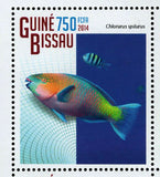 Fish Stamp Chlorurus Spilurus Holocentrus Rufus S/S MNH #7474-7477