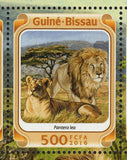 African Fauna Stamp Diceros Bicornis Panthera Leo S/S MNH #8446-8451