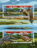 Crocodiles Stamp Crocodylus Niloticus Porosus S/S MNH #8237-8240