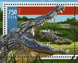 Crocodiles Stamp Crocodylus Niloticus Porosus S/S MNH #8237-8240