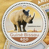 Rhinoceros Stamp Rhino Ceratotherium Simum S/S MNH #8823-8827