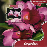 Orchids Stamp Phalaenopsis Cattleya Cultivars S/S MNH #7240 / Bl.1266