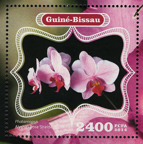 Orchids Stamp Phalaenopsis Cattleya Cultivars S/S MNH #7240 / Bl.1266