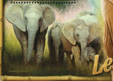 Elephants Stamp Loxodonta Africana Wild Animal Souvenir Sheet MNH #11855/Bl.2666