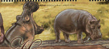 Hippos Stamp Hippopotamus Amphibius Wild Animal Souvenir Sheet MNH #9821-9823