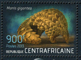 African Fauna Stamp Manis Gigantea Cercopithecus Neglectus S/S MNH #4445-4448