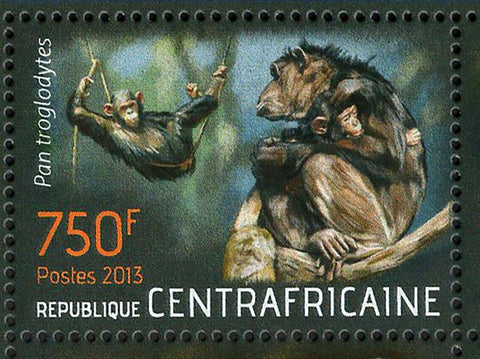 Monkeys Stamp Erythrocebus Patas Papio Hamadryas S/S MNH #4400-4403