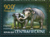 Elephants Stamp Loxodonta Africana Elephas Maximus S/S MNH #4455-4458