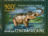 Elephants Stamp Loxodonta Africana Elephas Maximus S/S MNH #4455-4458