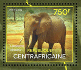 Elephants Stamp Loxodonta Africana Wild Animal S/S MNH #5020-5023