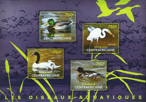 Water Birds Stamp Anas Platyrhynchos Cygnus Melancoryphus S/S MNH #5005-5008