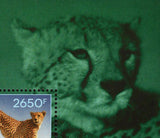 The Fastest Animals Stamp Acinonyx Jubatus S/S MNH #5019 / Bl.1216