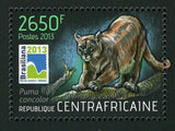 Wildcats Stamp Panthera Onca Wild Animal S/S MNH #4260 / Bl.1065