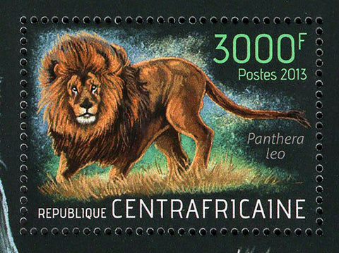 Endangered Animals Stamp Mandrillus Sphinx S/S MNH #4325 / Bl.1078