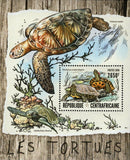 Turtles Stamp Trachemys Scripta Elegans S/S MNH #6294 / Bl.1480