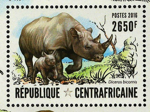 Endangered Species Stamp Pongo Pygmaeus Mustela Nigripes S/S MNH #6284 / Bl.1478