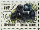 Endangered Species Stamp Gorilla Beringei Panthera Tigris S/S #6280-6283