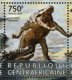 Crocodiles Stamp Crocodylus Novaeguineae Acutus Rombipher S/S MNH #5845-5848