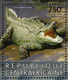 Crocodiles Stamp Crocodylus Novaeguineae Acutus Rombipher S/S MNH #5845-5848