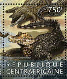 Crocodiles Stamp Crocodylus Novaeguineae Acutus Rombipher S/S MNH #5845-5848