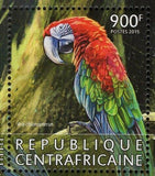 Parrots Stamp Ara Macao Ara Ararauna Glaucogularis S/S MNH #5915-5918