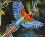 Parrots Stamp Ara Macao Ara Ararauna Glaucogularis S/S MNH #5915-5918