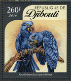 Parrots Stamp Anodorhynchus Hyacinthinus Birds S/S MNH #882