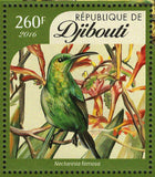 Sunbirds Stamp Nectarinia Famosa Birds Spiderhunters S/S MNH #867