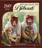 Primates Stamp Macaca Fuscata Wild Animal S/S MNH #914