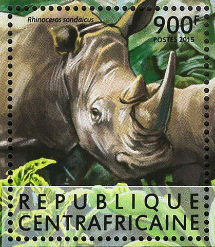 Endangered Species Rhinoceros Sondaicus Manis Javanica S/S MNH #5650-5653