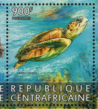 Turtles Stamp Chelonia Mydas Apalone Spinifera S/S MNH #5900-5903