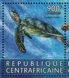 Turtles Stamp Chelonia Mydas Apalone Spinifera S/S MNH #5900-5903