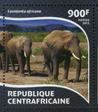 Elephants Stamp Loxodonta Africana Elephas Maximus S/S MNH #5440-5443