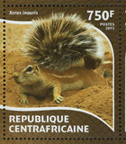 Animals Stamp Vulpes Zerda Xerus Inauris S/S MNH #5380-5383