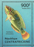 Tropical Fishes Stamp Halichoeres Trimaculatus Stethojulis Casturi S/S MNH #4196