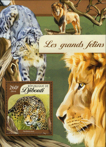 Big Cats Stamp Panthera Onca Wild Animal S/S MNH #895